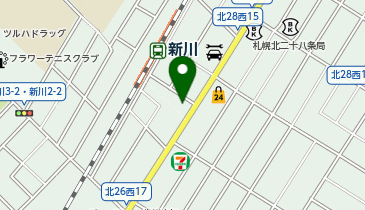 しんかわ中央歯科クリニックの地図画像