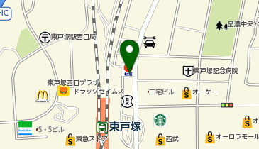東戸塚ベルエアこども歯科の地図画像