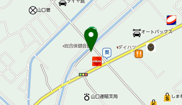 山口口腔研クリニックの地図画像