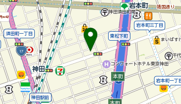 Mono Dental Clinic 神田富山町の地図画像