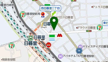 清水歯科クリニック日暮里の地図画像