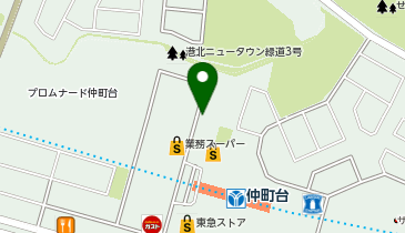 デンタルオフィス仲町台の地図画像