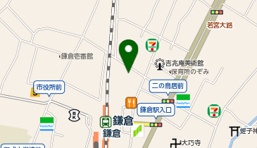 鎌倉ハチマンデンタルクリニックの地図画像