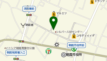 あさかハートフル歯科の地図画像