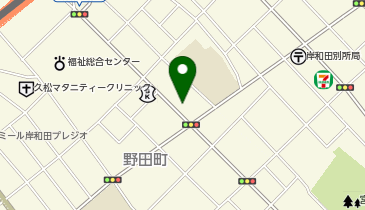 岸和田おとなこども歯科の地図画像