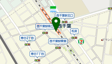 西千葉歯科・矯正歯科の地図画像