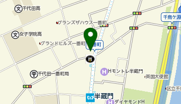 一番町小川歯科クリニックの地図画像