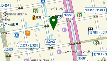 日本歯科札幌の地図画像