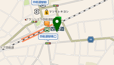 四街道CareCure Dentalの地図画像