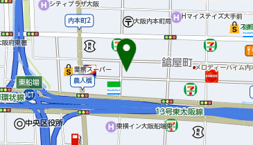 &DENTAL谷町4丁目歯科・矯正デンタルの地図画像