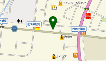 A&rsquo;sデンタルクリニック 佐久平の地図画像