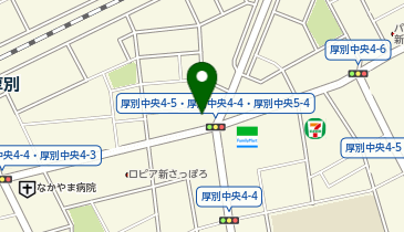 厚別オレンジ歯科の地図画像