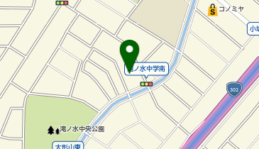 クリニックサンセール滝の水の地図画像