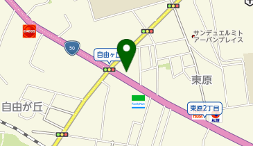 水戸自由が丘たがわ歯科の地図画像