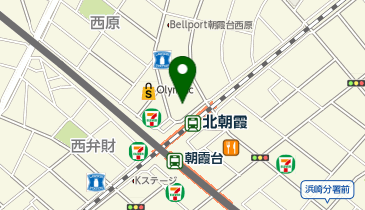 北朝霞駅前歯科 ポラリスの地図画像