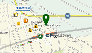ニコラ歯科北国分の地図画像