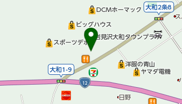 マクドナルド 岩見沢大和タウンプラザ店の地図画像