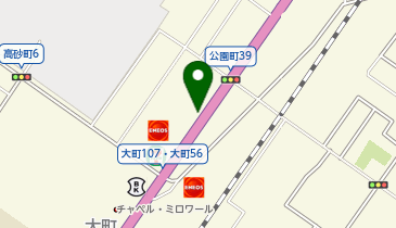 マクドナルド 北見大町店の地図画像