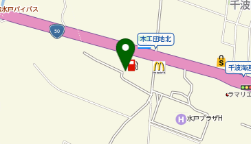 マクドナルド 50号バイパス水戸店の地図画像