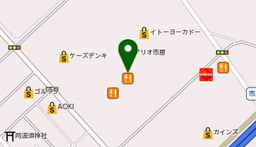 マクドナルド アリオ市原店の地図画像