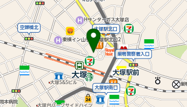 マクドナルド 大塚駅前店の地図画像