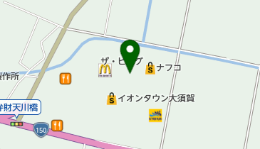 マクドナルド イオンタウン大須賀店の地図画像