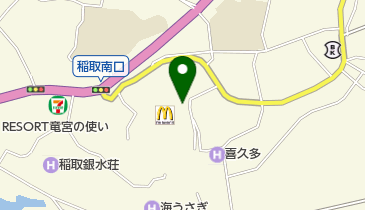 マクドナルド イオンタウン稲取店の地図画像