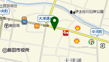 マクドナルド 島田中河町店の地図画像