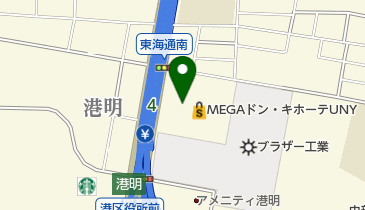 マクドナルド 東海通MEGAドンキホーテUNY店の地図画像