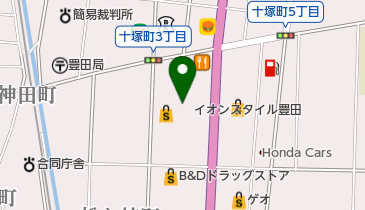 マクドナルド イオンスタイル豊田店の地図画像