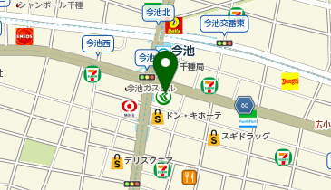 マクドナルド 今池店の地図画像