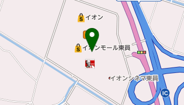 マクドナルド イオンモール東員店の地図画像