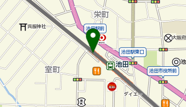 マクドナルド 阪急池田駅店の地図画像