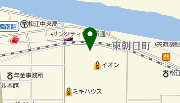 マクドナルド イオン松江店の地図画像