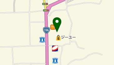 マクドナルド 196松山平田店の地図画像