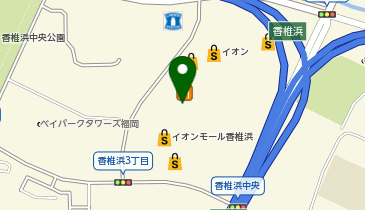 マクドナルド イオンモール香椎浜店の地図画像