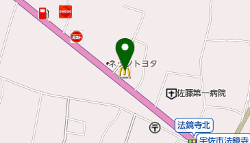 マクドナルド 宇佐店の地図画像