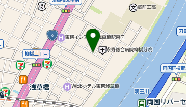 浅草橋旅荘 庵の地図画像
