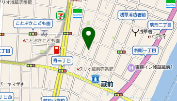 浅草の宿 花あかりの地図画像