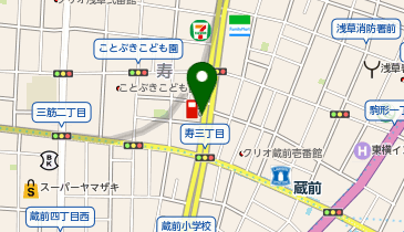 BNB+ 浅草ホステルの地図画像