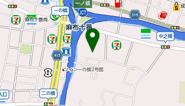 コンフィベッド麻布十番の地図画像
