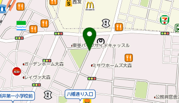 パークレジデンス大森の地図画像