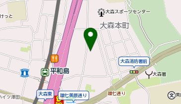 グレース平和島 202の地図画像