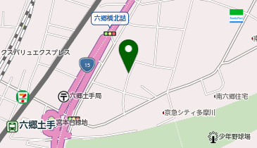 M-1 東京東六郷の地図画像