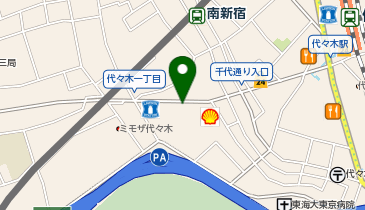 代々木アパートメント 2-401の地図画像