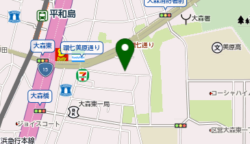 SCHANZE OMORIの地図画像