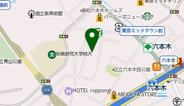 ONEHOME ROPPONGIの地図画像