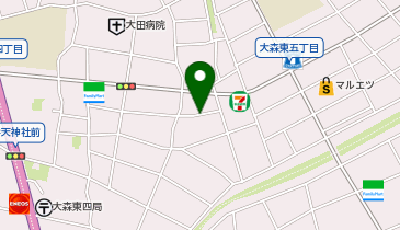 旅の宿 大森倉庫の地図画像