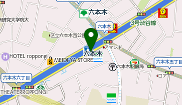 ホテルアルカトーレ六本木の地図画像