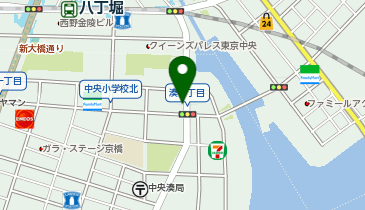 東京櫻子HATCHOBORIの地図画像